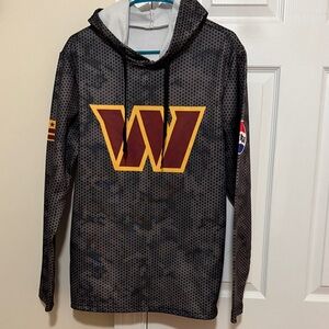 Camouflage Hoodie with Large W Logo